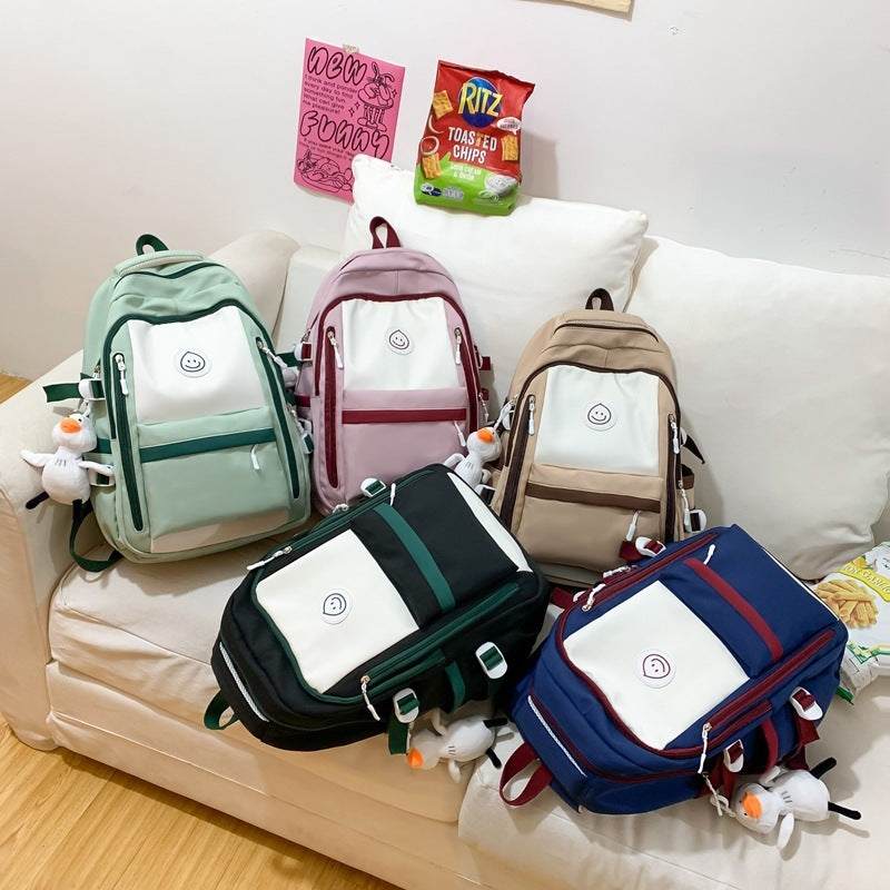 Sac à dos étudiant K-Trend/Sac à dos style Séoul/Sac à dos chic coréen/Sac à dos scolaire urbain coréen/Sac à dos universitaire K-Fashion/Sac à dos minimaliste coréen/Cartable tendance Séoul/Sac à dos esthétique coréenne/Sac à dos moderne K-Style/Sac à dos étudiant K-Vibe